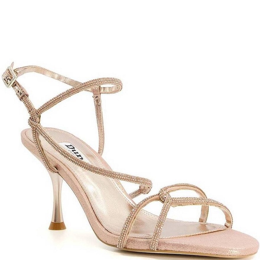 Dune London Majesties Rhinestone Embellished Dress Sandals
